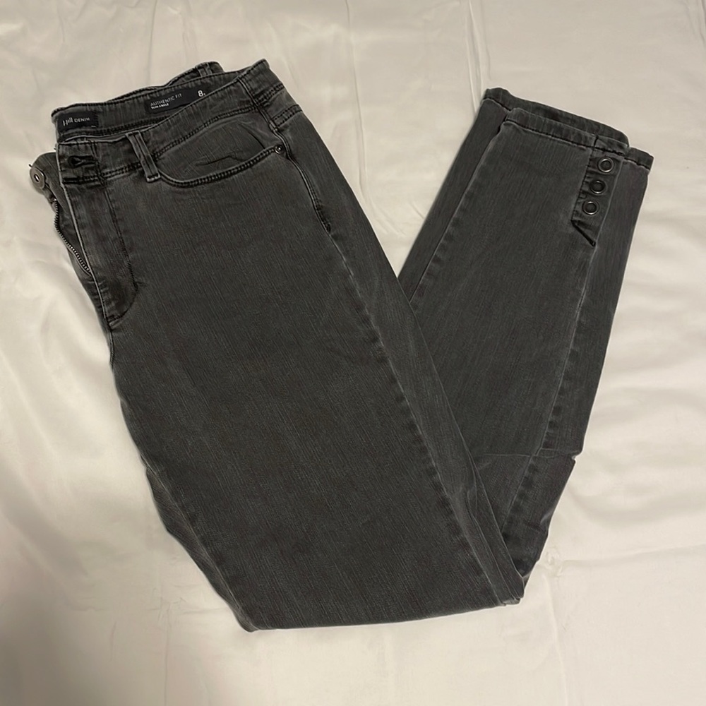 Charcoal grey jeans 8 Tall J-Jill